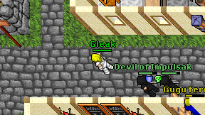 Gleak on screen