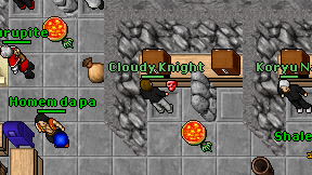 Cloudy Knight on screen