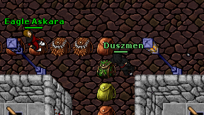 Duszmen on screen