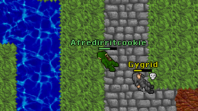 Afredirritcookie on screen