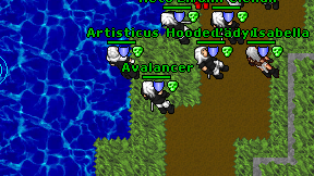 Avalancer on screen