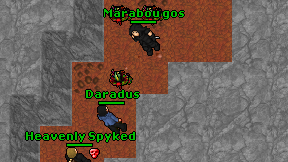 Marabou gos on screen