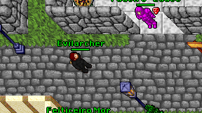 Evilarcher on screen