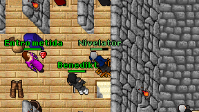 Nivelator on screen