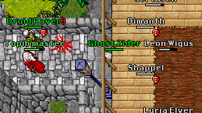 Ghost Zider on screen