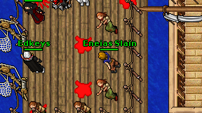 Eneias Slain on screen