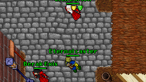 Eternal caster on screen