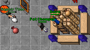 Fat Chomper on screen