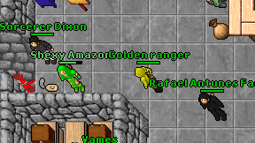 Golden ranger on screen