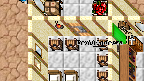 Druid Andreza on screen