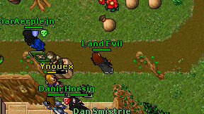 Land Evil on screen