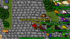 Garation Fademon on screen