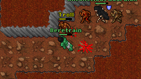 Beretrain on screen