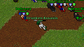 Drunken Assasin on screen