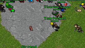 Tom Pocket on screen
