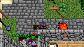Gyon on screen
