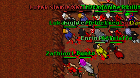 Zathion Legend on screen