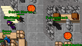 Falconblack on screen