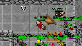 Alution on screen