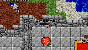 Druid Bozo on screen