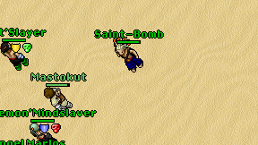 Saint-Bomb on screen