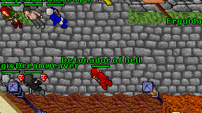 Detonador of hell on screen