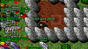 Forgetable on screen