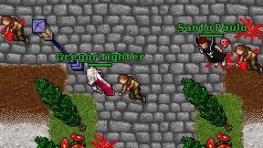 Gregor fighter on screen