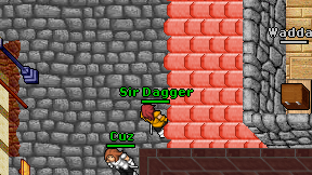 Sir Dagger on screen