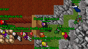 Rush Pelasco on screen