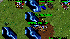 Ice Diamond on screen