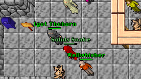 Solids Snake on screen