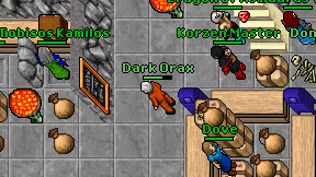 Dark Orax on screen