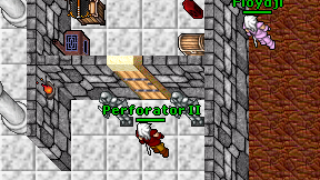 Perforator II on screen