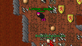 Living-angel on screen