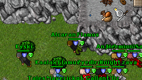 Alcaran Flamus on screen