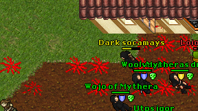 Dark socamays on screen
