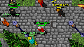 Greepie on screen