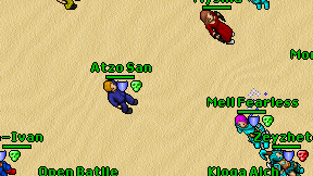 Atzo San on screen