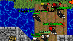 Knight of Destruccion on screen