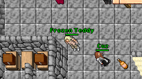 Frozen Teddy on screen