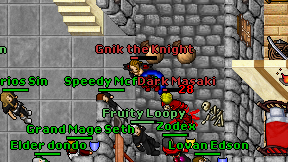 Gnik the Knight on screen