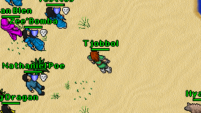 Tjobbol on screen