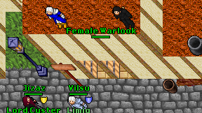 Female Warlook on screen
