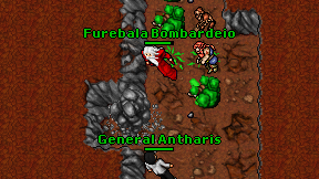 Furebala Bombardeio on screen