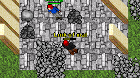 Link of mal on screen