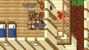 Czapla on screen