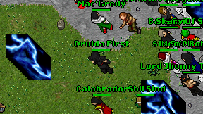 Druida First on screen