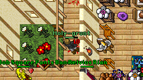 Holy-grunt on screen