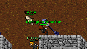 Refugian Shooter on screen